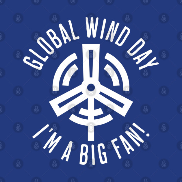 Global Wind Day Fan Pun by HolidayBug