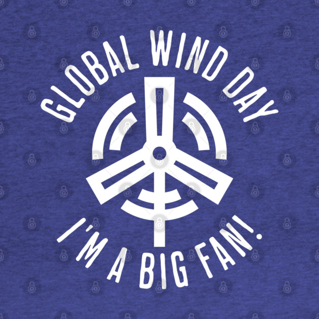 Global Wind Day Fan Pun by HolidayBug