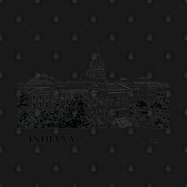 Indiana State USA by Lakeric