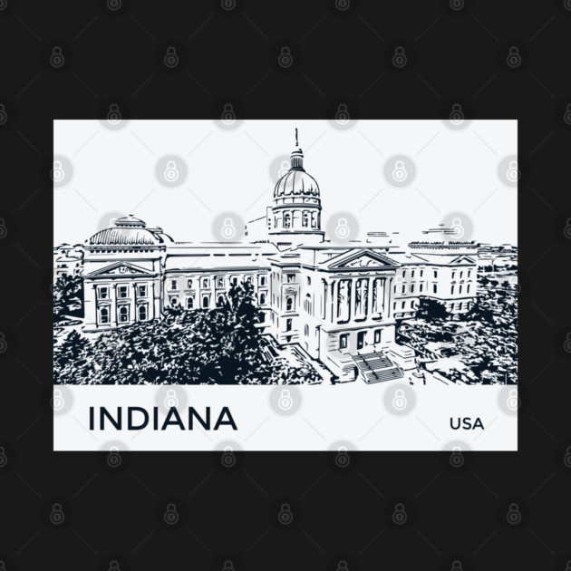 Indiana State USA by Lakeric