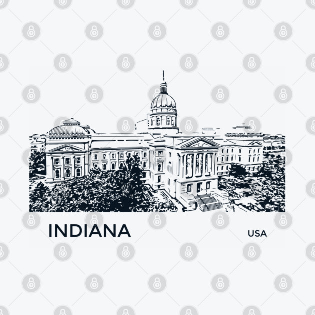Indiana State USA by Lakeric