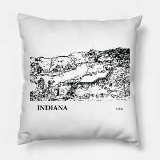 Indiana USA Pillow