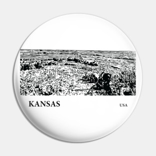 Kansas USA Pin