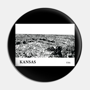 Kansas USA Pin