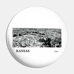Kansas USA Pin