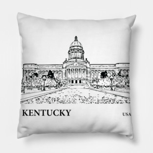 Kentucky State USA Pillow
