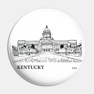 Kentucky State USA Pin