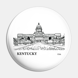 Kentucky State USA Pin