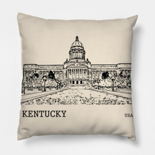 Kentucky State USA Pillow