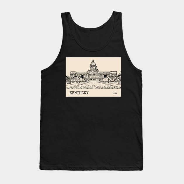 Kentucky State USA Tank Top by Lakeric