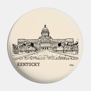Kentucky State USA Pin