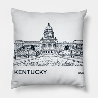 Kentucky State USA Pillow