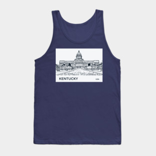 Kentucky State USA Tank Top