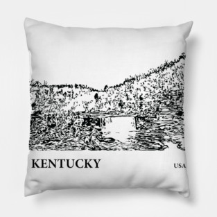 Kentucky USA Pillow