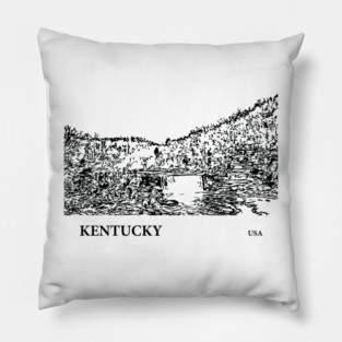 Kentucky USA Pillow