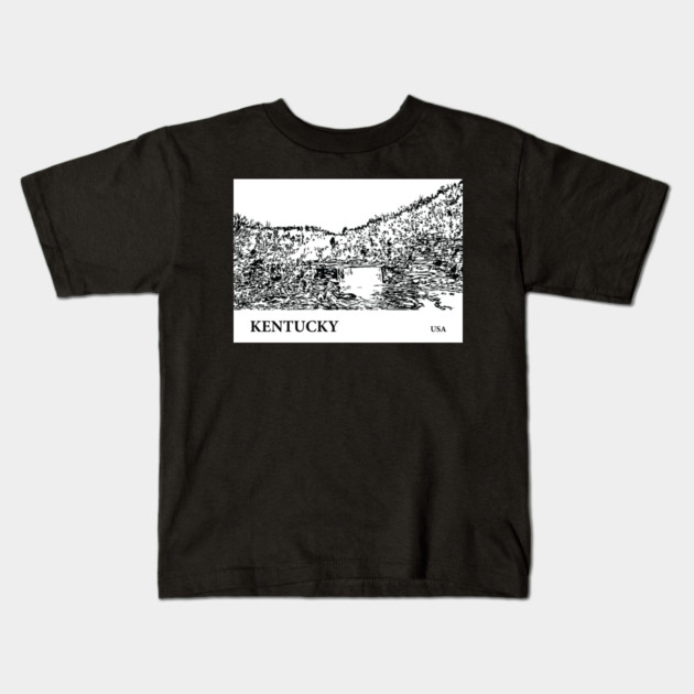 Kentucky USA Kids T-Shirt by Lakeric