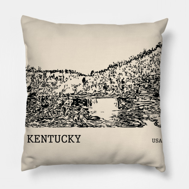 Kentucky USA Pillow by Lakeric