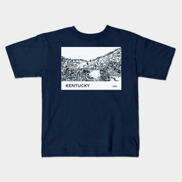 Kentucky USA Kids T-Shirt by Lakeric