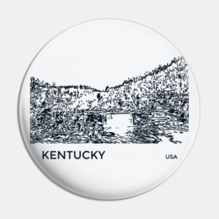 Kentucky USA Pin