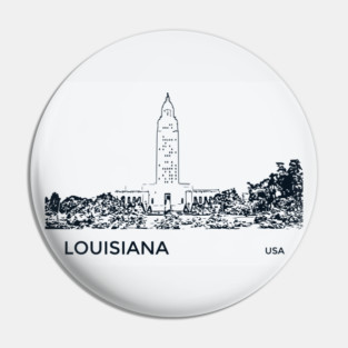 Louisiana State Pin