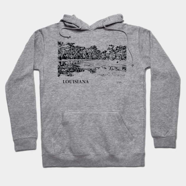 Louisiana USA Hoodie by Lakeric