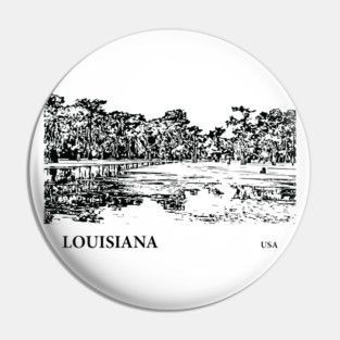 Louisiana USA Pin