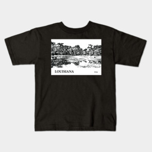 Louisiana USA Kids T-Shirt