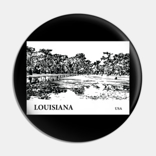 Louisiana USA Pin