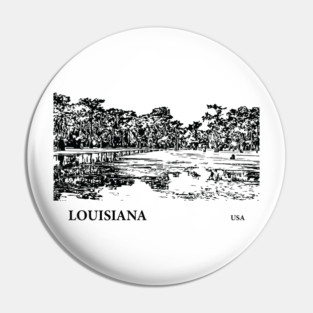 Louisiana USA Pin