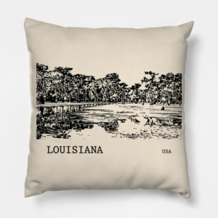 Louisiana USA Pillow