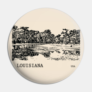 Louisiana USA Pin