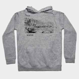 Maine USA Hoodie