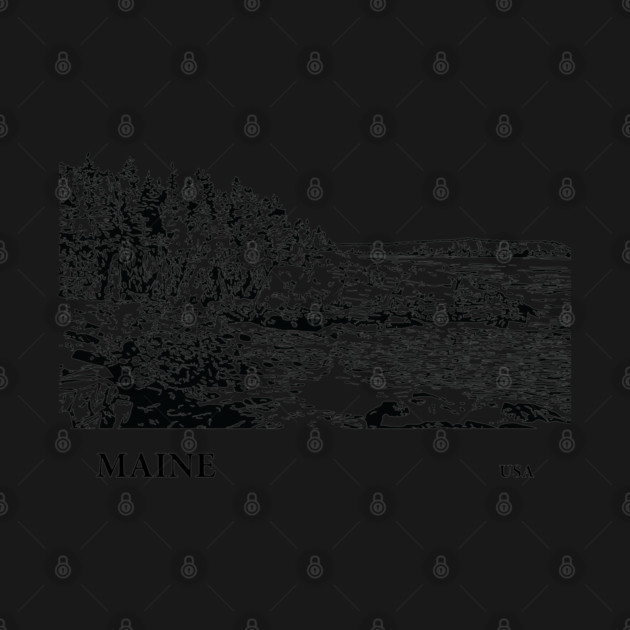 Maine USA by Lakeric