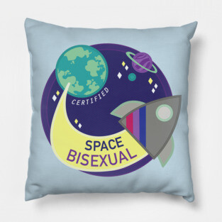 Space Bisexual Pillow