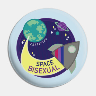 Space Bisexual Pin