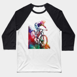BMX Bike sport art #cycling #sport #biking Baseball T-Shirt
