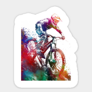 BMX Bike sport art #cycling #sport #biking Sticker