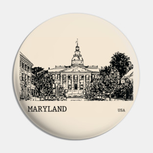 Maryland State USA Pin