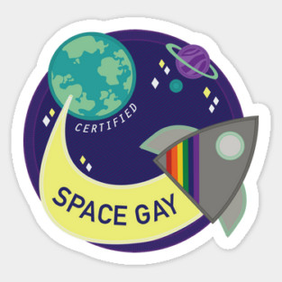 Space Gay Sticker
