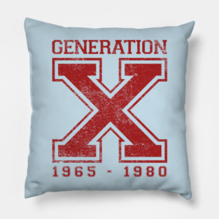 Generation X Pillow