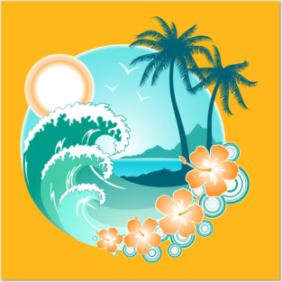 Waves Posters and Art