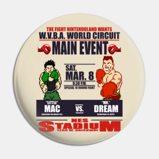 Punch Out!!! Fight Night Pin