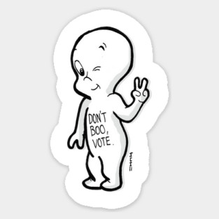 Don't Boo, Vote #dontboo POTUS Sticker