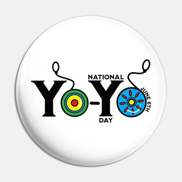 National Yo-Yo Day Pin by HolidayBug