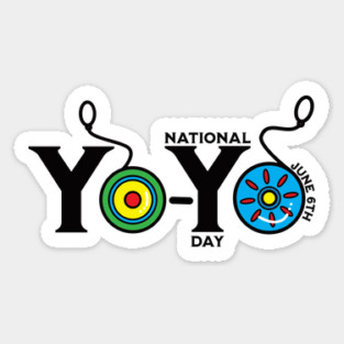 National Yo-Yo Day Sticker