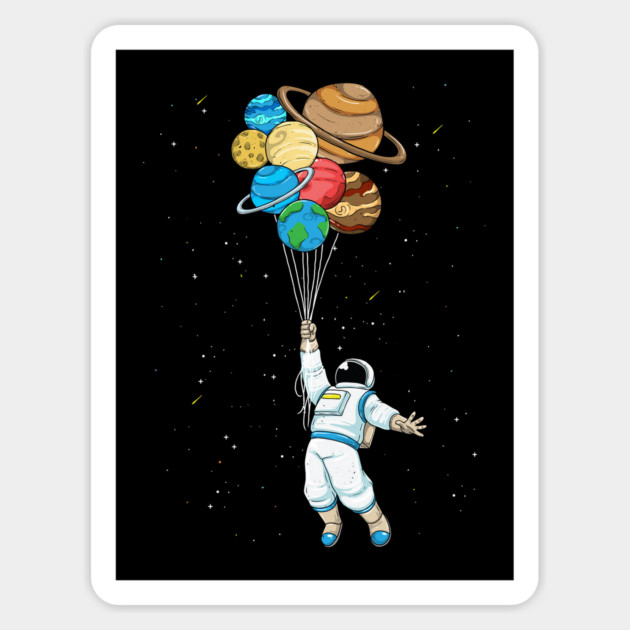 Space Ballons Magnet by GoshWow®