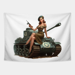 Tank Girl Tapestry