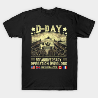 D-Day Dwight D. Eisenhower Quote D-Day 80th Anniversary T-Shirt