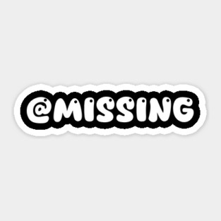 Missing Sticker