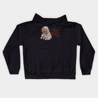 Bad Santa: Fraggle Stick Car Kids Hoodie